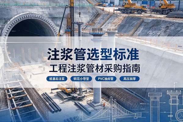 铜山注浆管选型标准