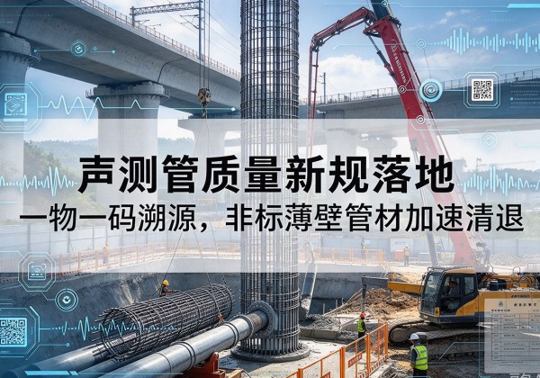 铜山声测管质量新规落地，一物一码溯源，非标薄壁管材加速清退